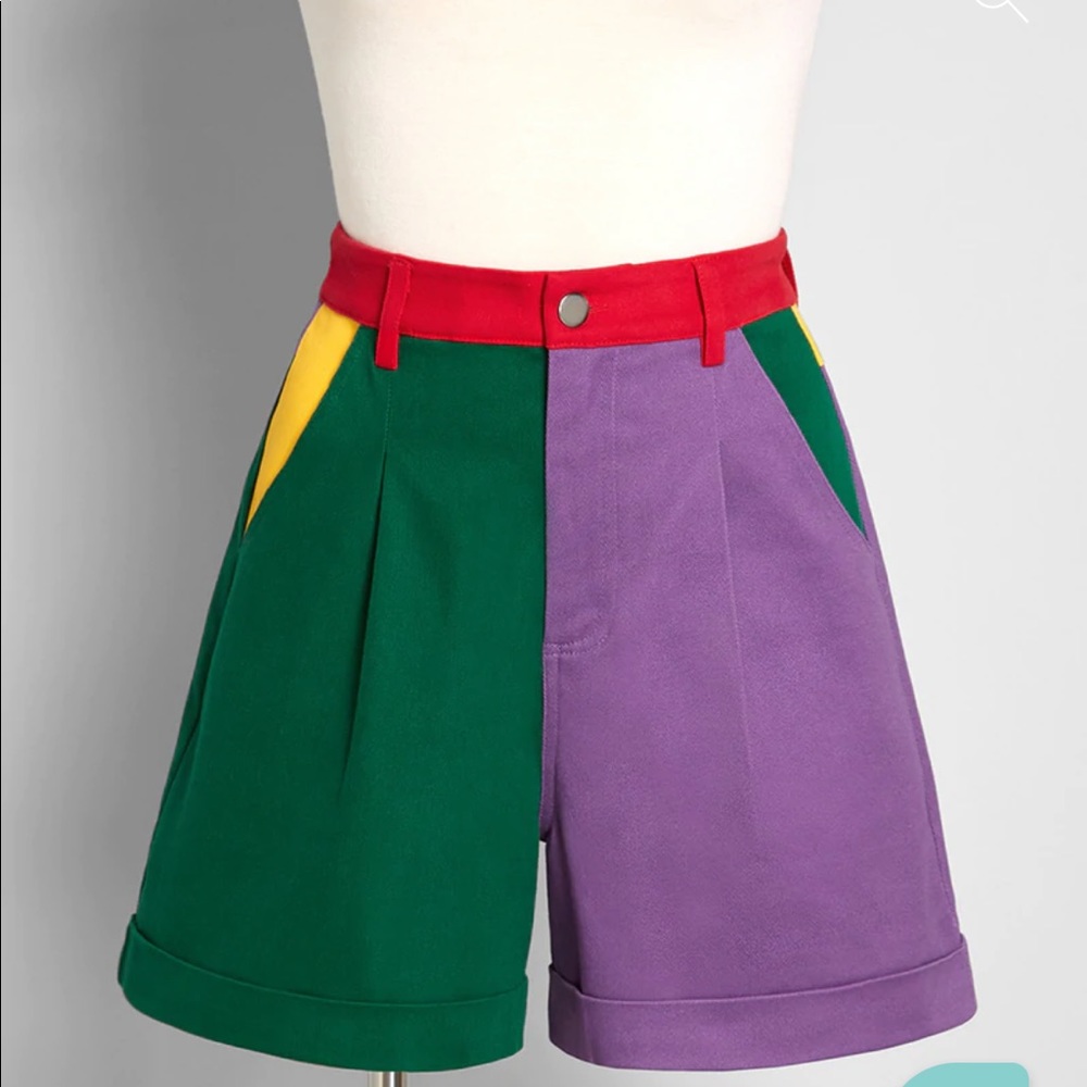 Dangerfield “In Living Cool” colour block shorts